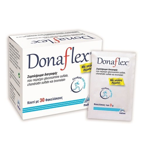 1614078725_0_FARAN-Donaflex-Sympliroma-Diatrofis-gia-Osta-Arthroseis-30fakeliskoi-me-Geysi-Lemoni-1 Συμπλήρωμα Διατροφής Donaflex Sachets Lemon, *30x3g - Image 1