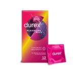 Προφυλακτικά με Ανάγλυφες Κουκίδες Durex Pleasuremax *12 τμχ