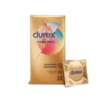 Προφυλακτικά Πολύ Λεπτά Χωρίς Λάτεξ Durex Real Feel *6 τμχ