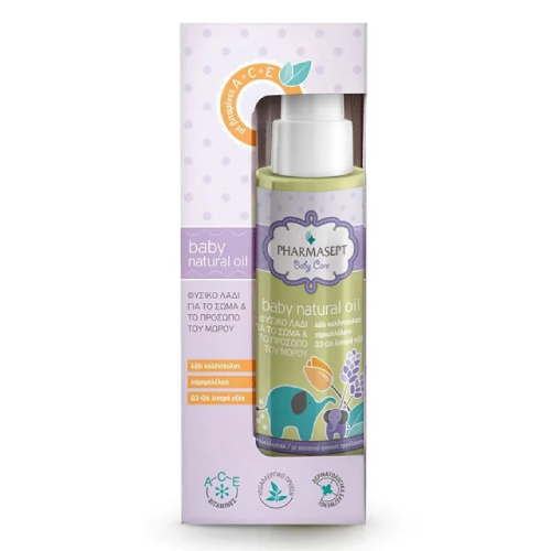 f05b0ad2e7178083aaed677520611a89098fd45b6b5ba36155abc431acd51d6f.jpg Βρεφικό Λάδι Pharmasept Baby Care Natural Oil *100 ml - Image 1