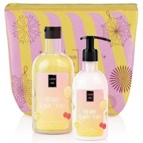 Aφρόλουτρο Γαλάκτωμα Σώματος, *300ml & Δώρο Νεσεσέρ, *1τμχ Lavish Care XMAS Promo Merry Lemon Tart Aφρόλουτρο, *500 ml - Image 2
